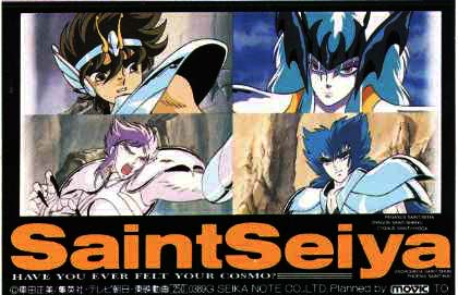 Seiya, Lcifer e dois de seus guerreiros