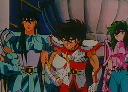 Seiya, Shiriu e Shun