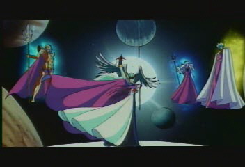 Poseidon, Lcifer carregando Atena, ris e Abel...